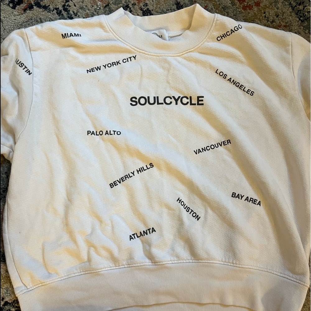 Soul cycle crew neck